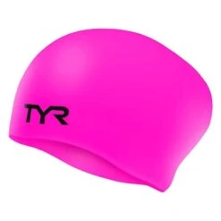 TYR Long Hair Wrinkle-free Swim Cap -Swim Gear Store tyr long hair wrinkle free swim cap 2